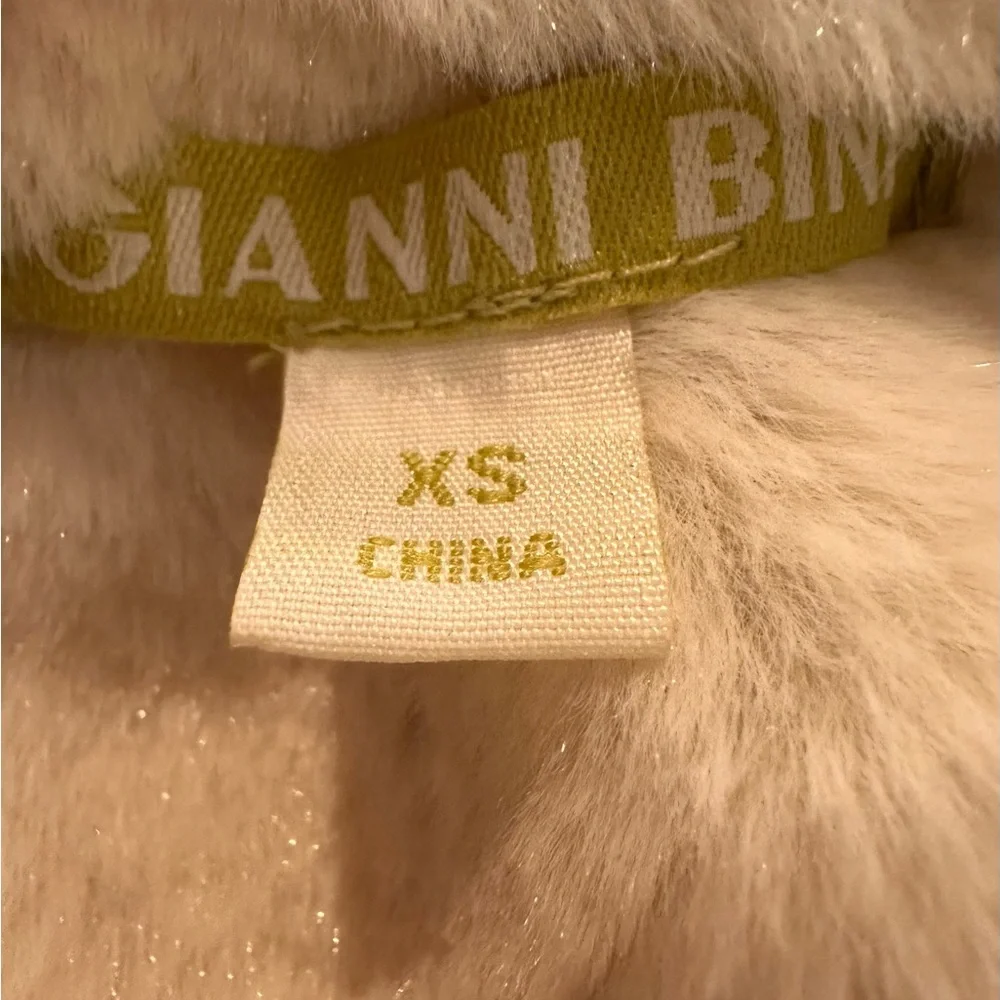 Gianni Bini faux fur and leather moto jacket‎